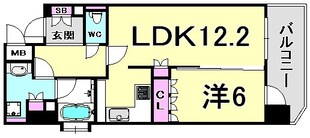 リーガル神戸海岸通りの物件間取画像